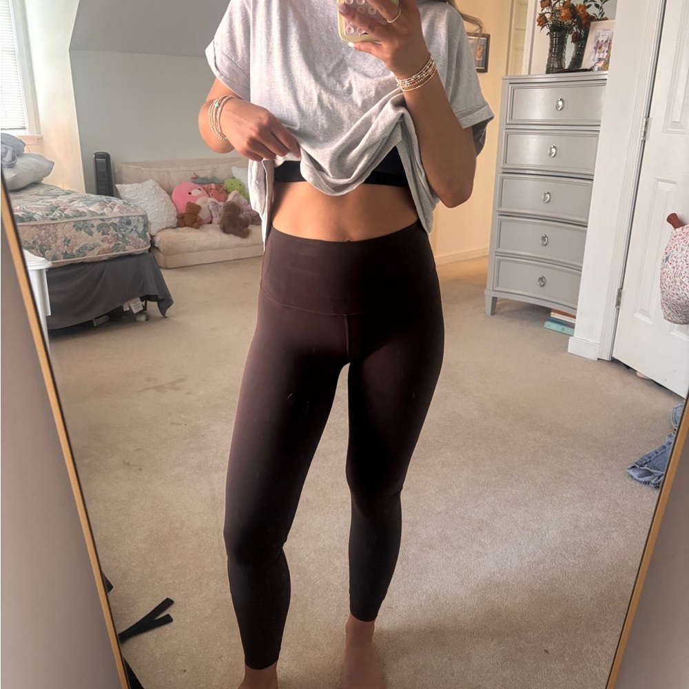 lululemon athletica Dark Brown High-Rise Leggings